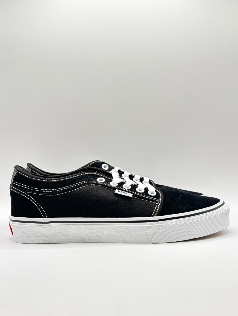 Vans Skate Chukka Low in Black/White, men’s size 8.5
